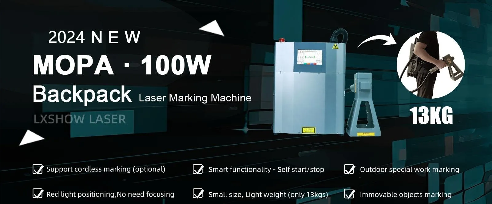 MOPA 100W Laser Marking Machine