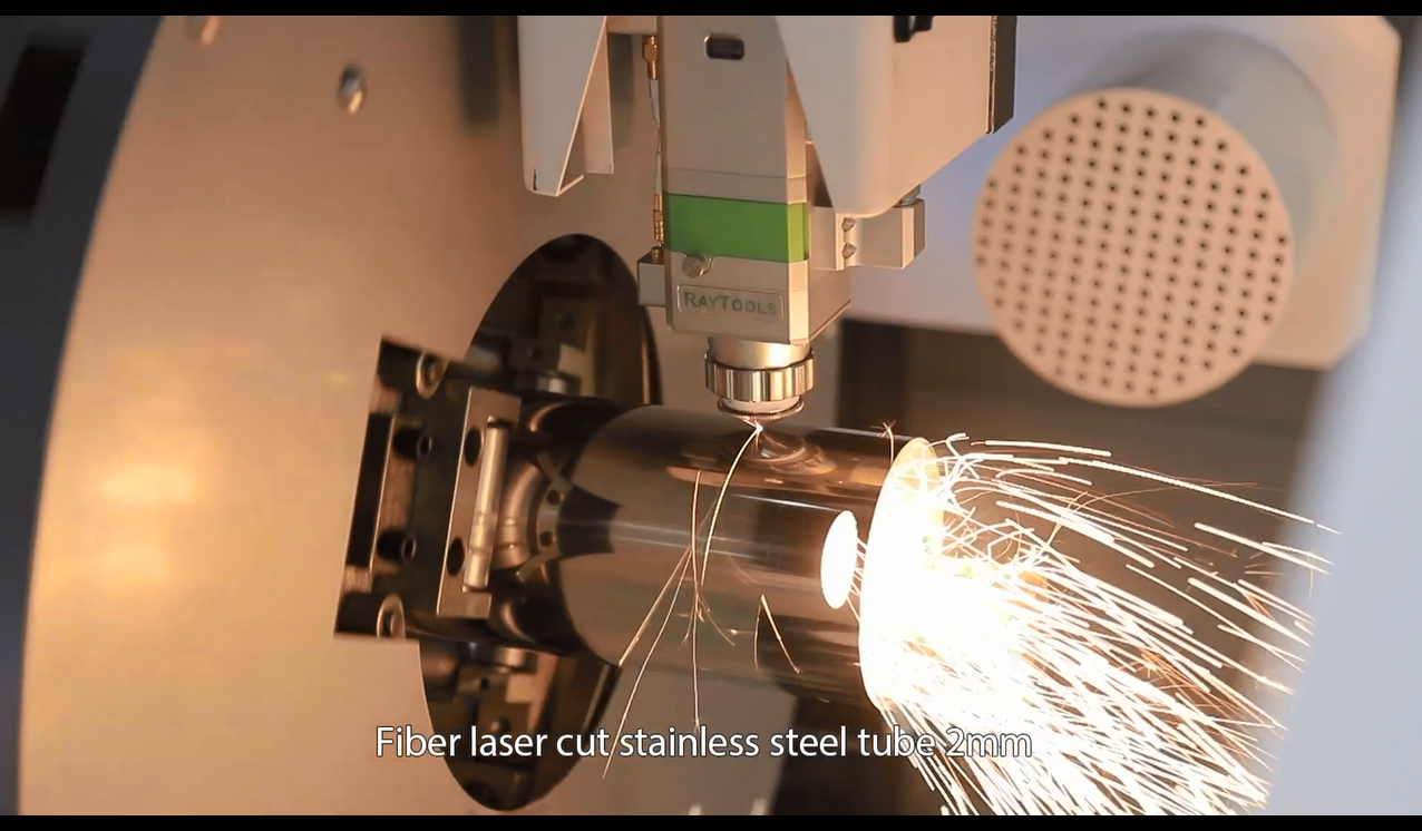 fiber laser cut stainless steel tube 2mm
