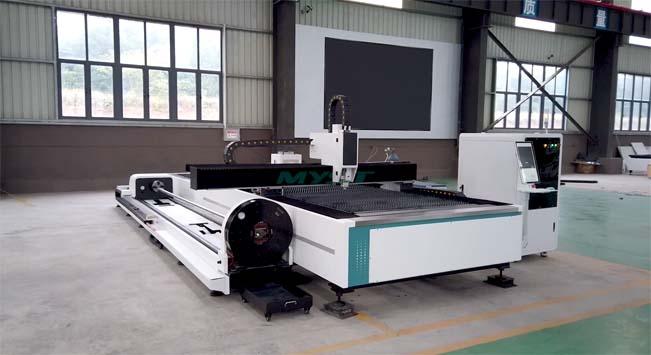 Sheet and tube metal laser cutting machine