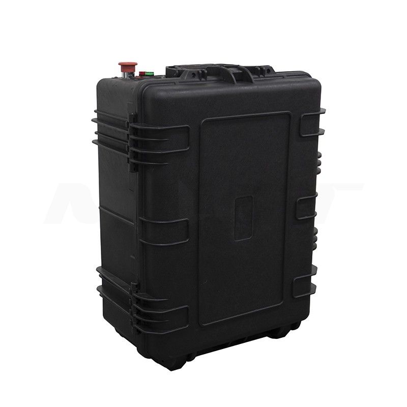 Trolley case LXC-100W Cheap Rust Removal Pulse Fiber Laser Cleaning Machine