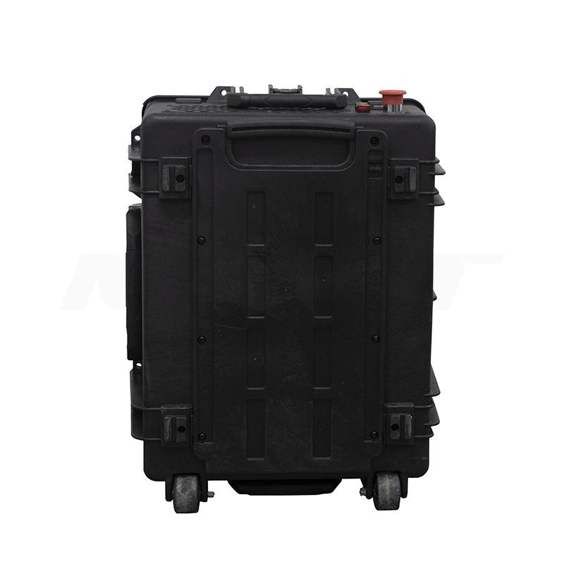 Trolley case LXC-100W Cheap Rust Removal Pulse Fiber Laser Cleaning Machine