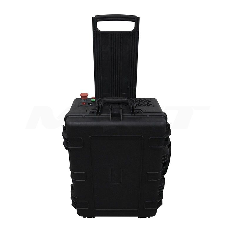 Trolley case LXC-100W Cheap Rust Removal Pulse Fiber Laser Cleaning Machine