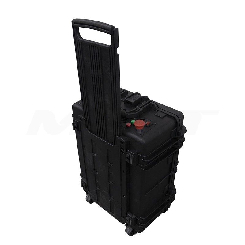 Trolley case LXC-100W Cheap Rust Removal Pulse Fiber Laser Cleaning Machine