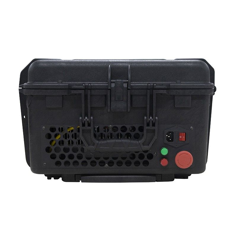 Trolley case LXC-100W Cheap Rust Removal Pulse Fiber Laser Cleaning Machine