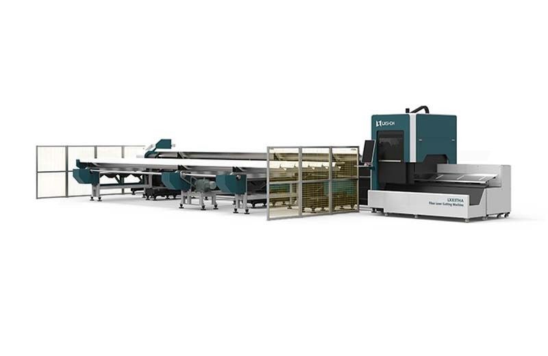 LX83THA Best Automatic Loading and Unloading Metal Steel  Fiber Laser  Tube Cutting Machine SS Aluminum Copper for Sale