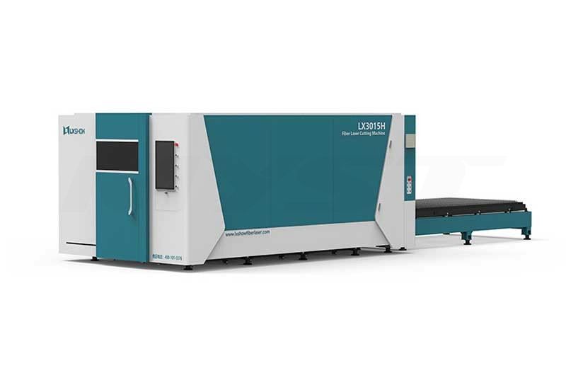 LX3015H Full Cover Exchange Table Metal Fiber Laser Cutting Machine 2000W 4000W 6000W 8000W