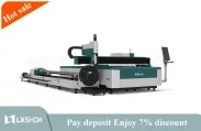 LX3015FT Sheet and Tube Metal Fiber Laser Steel Cutting Machine Price Raycus MAX JPT 1000w 2000w 6000w