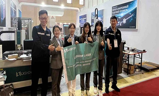 LXSHOW Made its Debut at METALLOOBRABOTKA 2023 Exhibition with its Metal Laser Cutter Machines