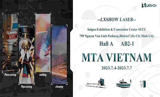 LXSHOW Premiere at MTA Vietnam 2023 with its Laser CNC Machines