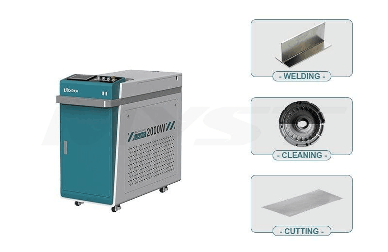 LXCW 3 in 1 Laser Cleaning/Welding/Cutting Machine for Metal 1000W 1500W 2000W