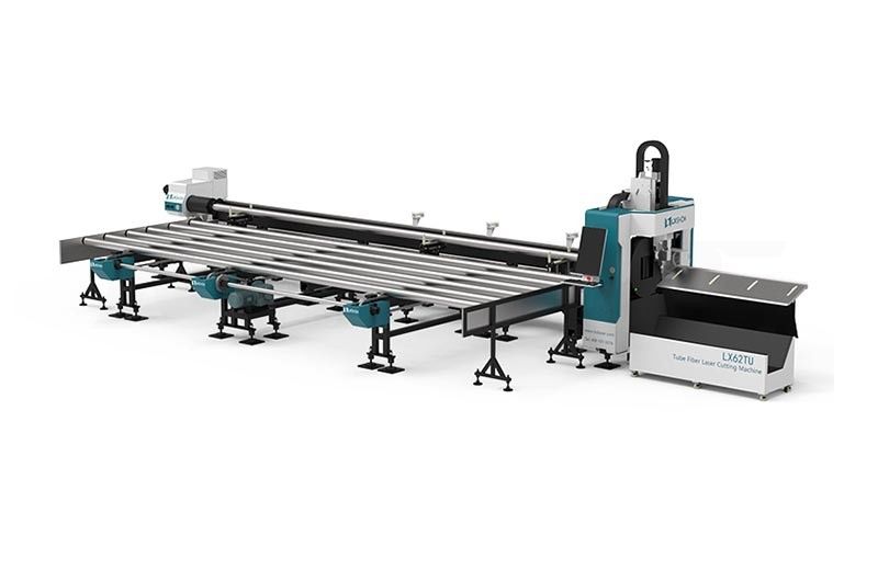 LXTU62 Laser Cutting Tube Machine Follow-up + Semi-Automatic Loading Rack