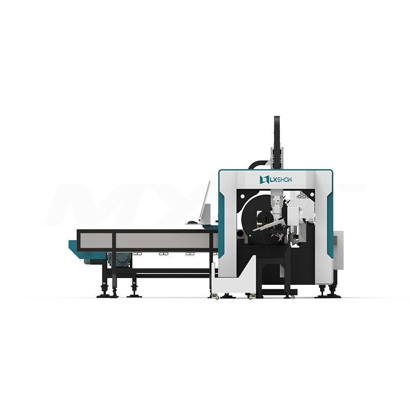 LX62TUA Laser Cutting Tube Machine Follow-up + Semi-Automatic Loading Rack
