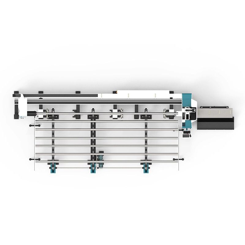 LXTU62 Laser Cutting Tube Machine Follow-up + Semi-Automatic Loading Rack
