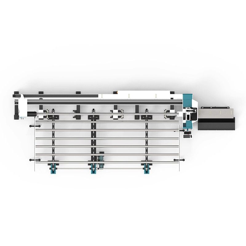 LX62TUA Laser Cutting Tube Machine Follow-up + Semi-Automatic Loading Rack