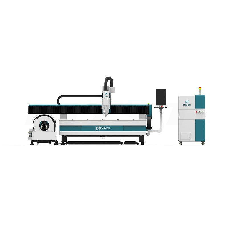 LX6020DHT Three-Chuck Tube and Plate Fiber Laser Cutting Machine