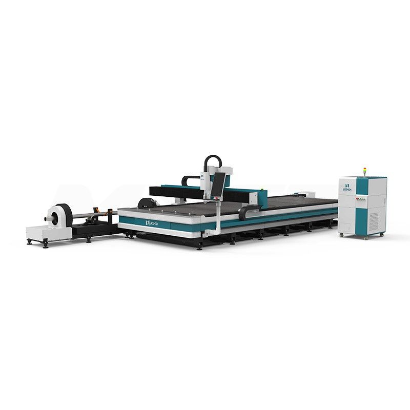 LX6020DHT Three-Chuck Tube and Plate Fiber Laser Cutting Machine