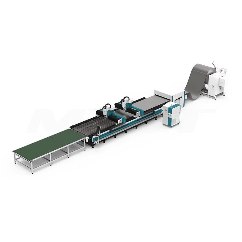 LX6015FLD Coil Fed Laser Cutting Machine With Decoiling And Levelling