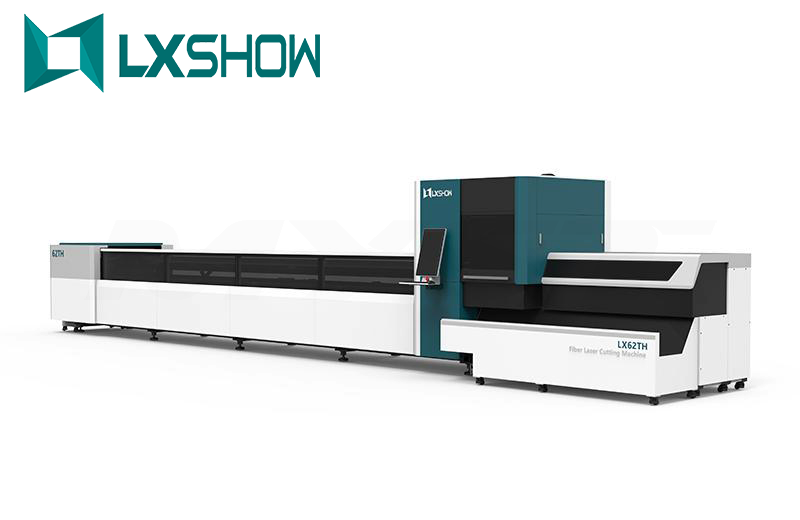 LX62TH Round Square tube metal stainless steel carbon steel iron pipe fiber laser tube cutting machine 1000W 2000W 3000W 4000W 6000W