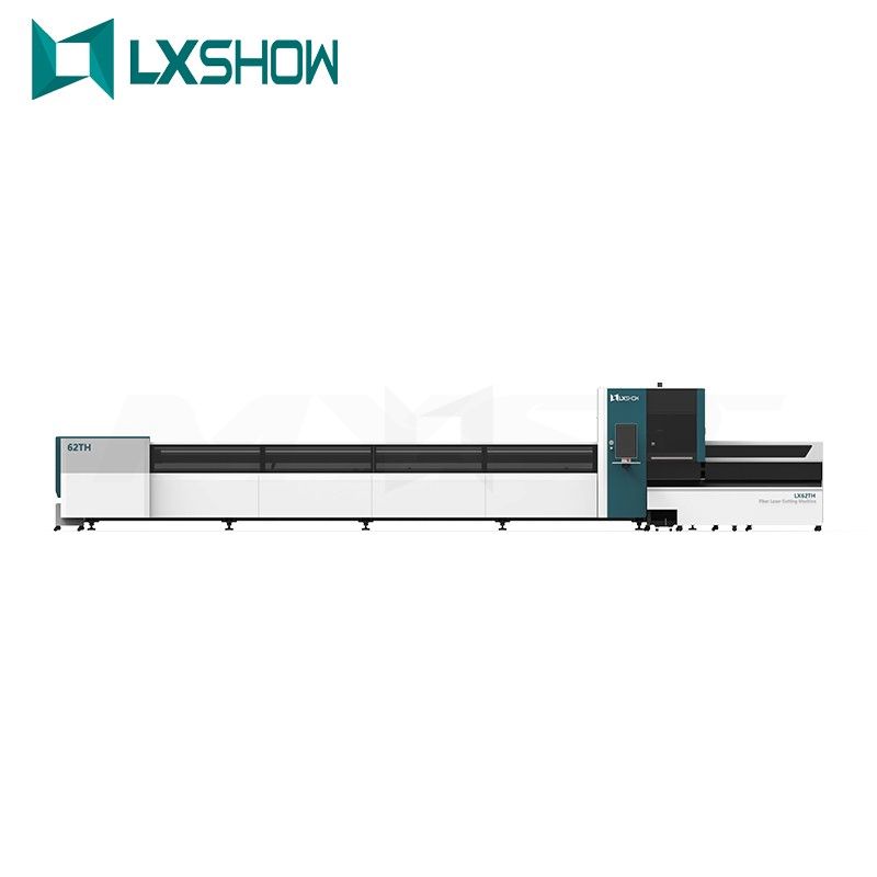 LX62TH Round Square tube metal stainless steel carbon steel iron pipe fiber laser tube cutting machine 1000W 2000W 3000W 4000W 6000W