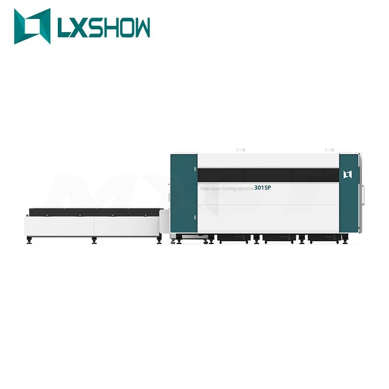 LX3015p High Power Fiber Laser Metal Steel Cutting Machine with Full Cover and Exchange Table Price 3kw 4kw 6kw 8kw 12kw