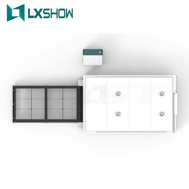 LX3015p High Power Fiber Laser Metal Steel Cutting Machine with Full Cover and Exchange Table Price 3kw 4kw 6kw 8kw 12kw