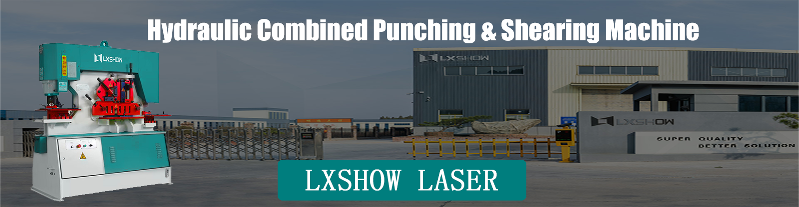 Hydraulic combined punching & shearing machine