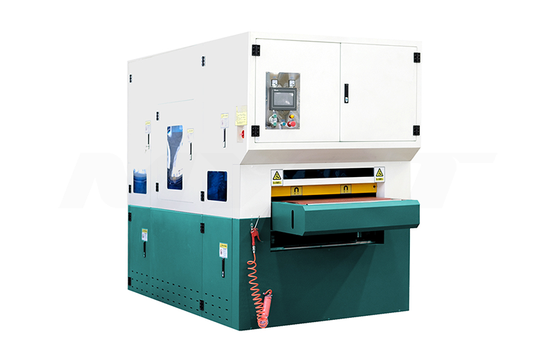 LXSHOW Vacuum Avdsorption Table LX-RRS-A 1300 Series Double Sandpaper Deburring Chamfering Machine