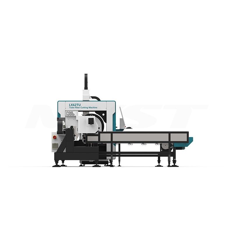LX62TUA Laser Cutting Tube Machine for Metal Pipe with Profiling Roller + Semi-Automatic Loading Rack
