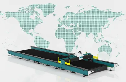 2026 All-New Upgraded High-End Large Format LX13025LC 1.5KW-30KW Fiber Laser Cutting Machine