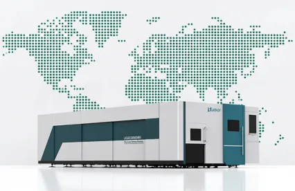 LX3015PHOW 30kw Enclosed Exchange Table CNC Fiber Laser Cutting Machine for Metal Tube and Sheet