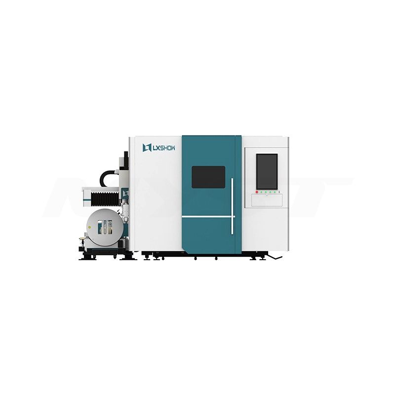 High Power Full Covered LX3015PHOT Metal Plate and Pipe Fiber Laser Cutting Machine with Exchange Platform