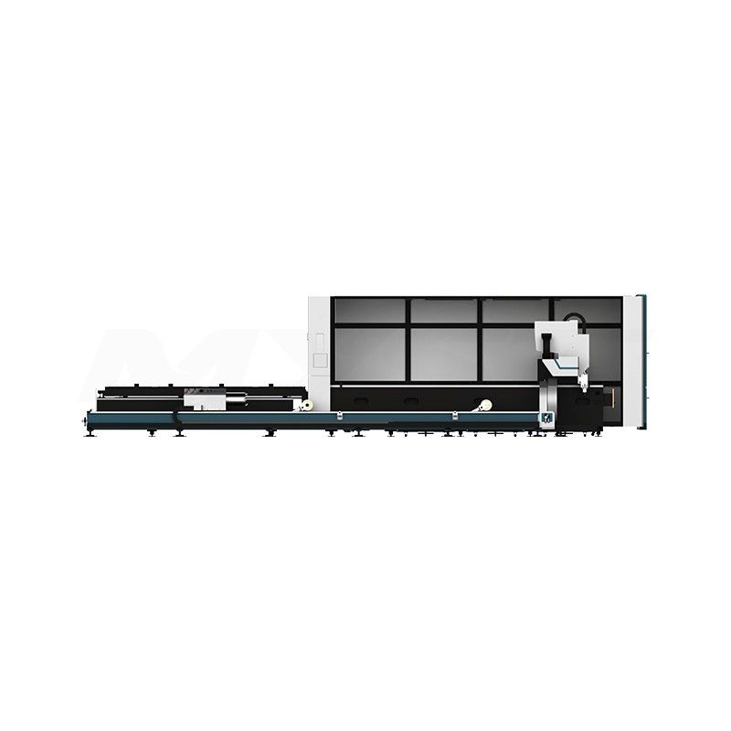 High Power Full Covered LX3015PHOT Metal Plate and Pipe Fiber Laser Cutting Machine with Exchange Platform