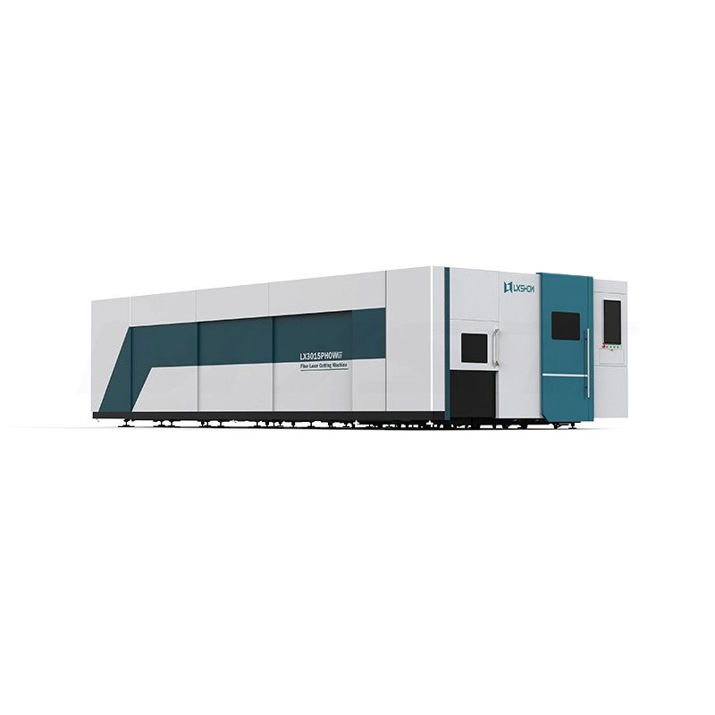 LX3015PHOW 30kw Enclosed Exchange Table CNC Fiber Laser Cutting Machine for Metal Tube and Sheet