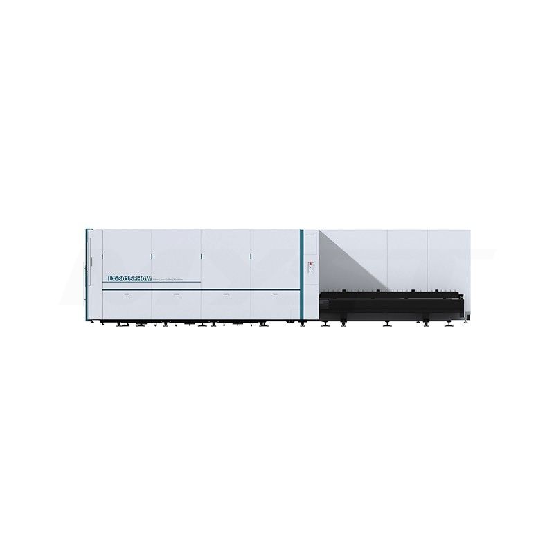 LX3015PHOW 30kw Enclosed Exchange Table CNC Fiber Laser Cutting Machine for Metal Tube and Sheet