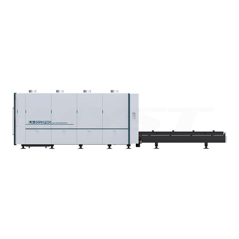 High Power 30kw LX3015PHO Enclosed and Exchange Table Fiber Laser Cutting Machine for Metal Sheet