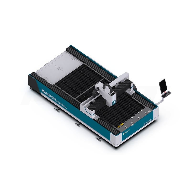 High power 30000W LX3015FH Metal Sheet CNC Fiber Laser Cutting Machine for Sale