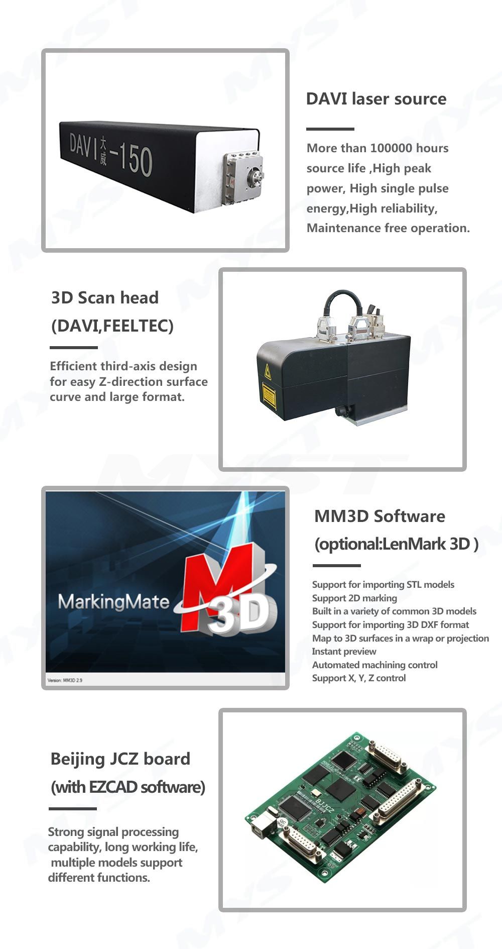 3D CO2 Laser Marking Machine