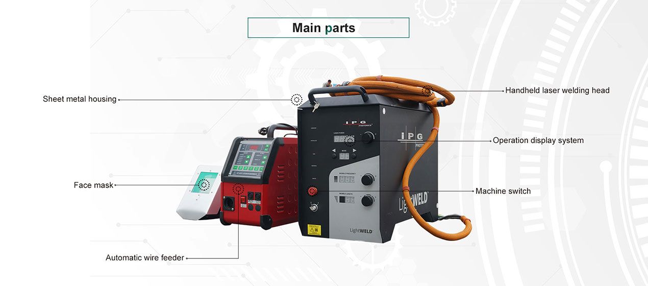 LXW-1000/1500/2000W Raycus IPG MAX JPT handheld Portable Fiber laser welding machine for sale stainless steel carbon steel