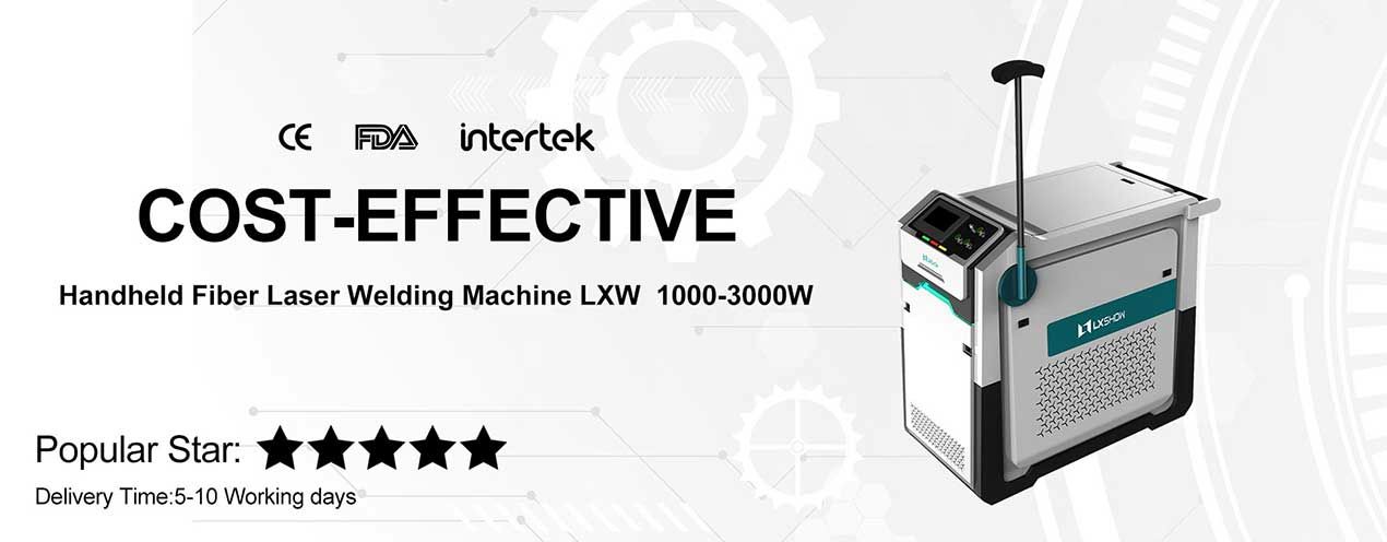 LXW-1000/1500/2000/3000W Portable small mini cnc Fiber laser welder welding machine price with laser course 1kw 1.5kw 2kw