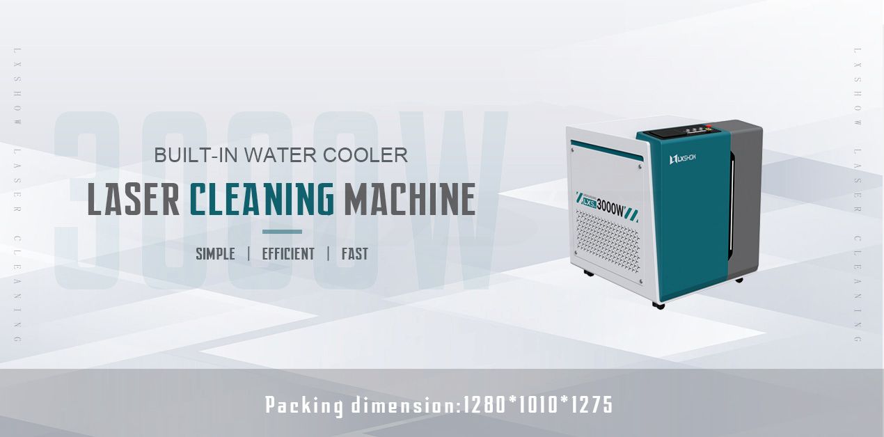 LXC-3000W Laser Cleaning Machine Laser Rust Removal With Built-in Water Cooler
