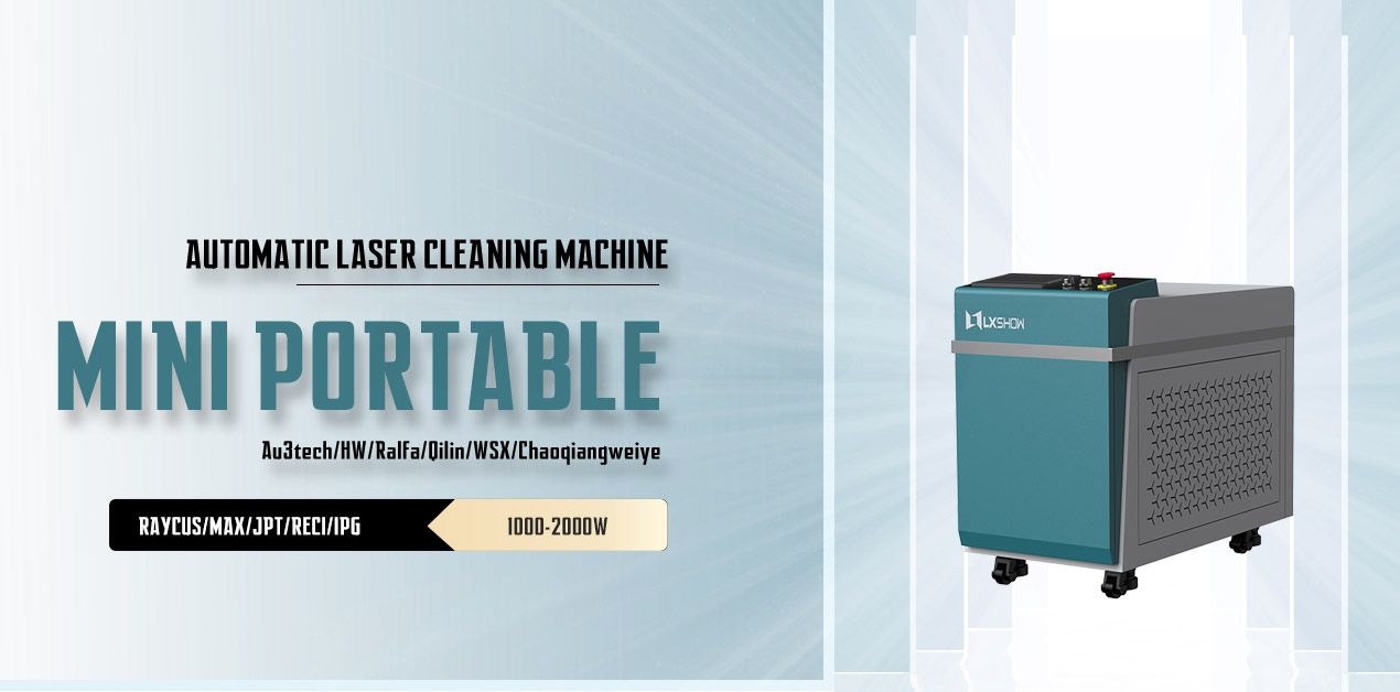 LXC-1000W 1500W  Small Handheld Laser Cleaning Machine Metal Rust Remover Iron Stainless steel