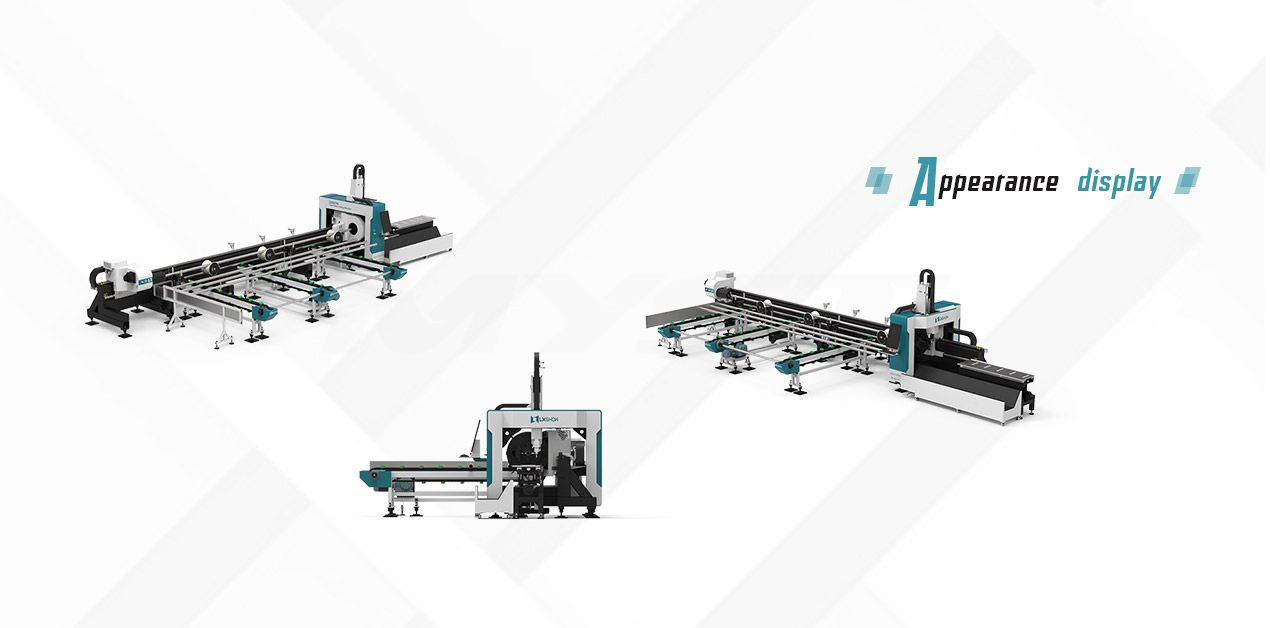 LXTN62S（A）Metal Tube Laser Cutter For Round Tube Square Tube Rectangular Tube I-Beam