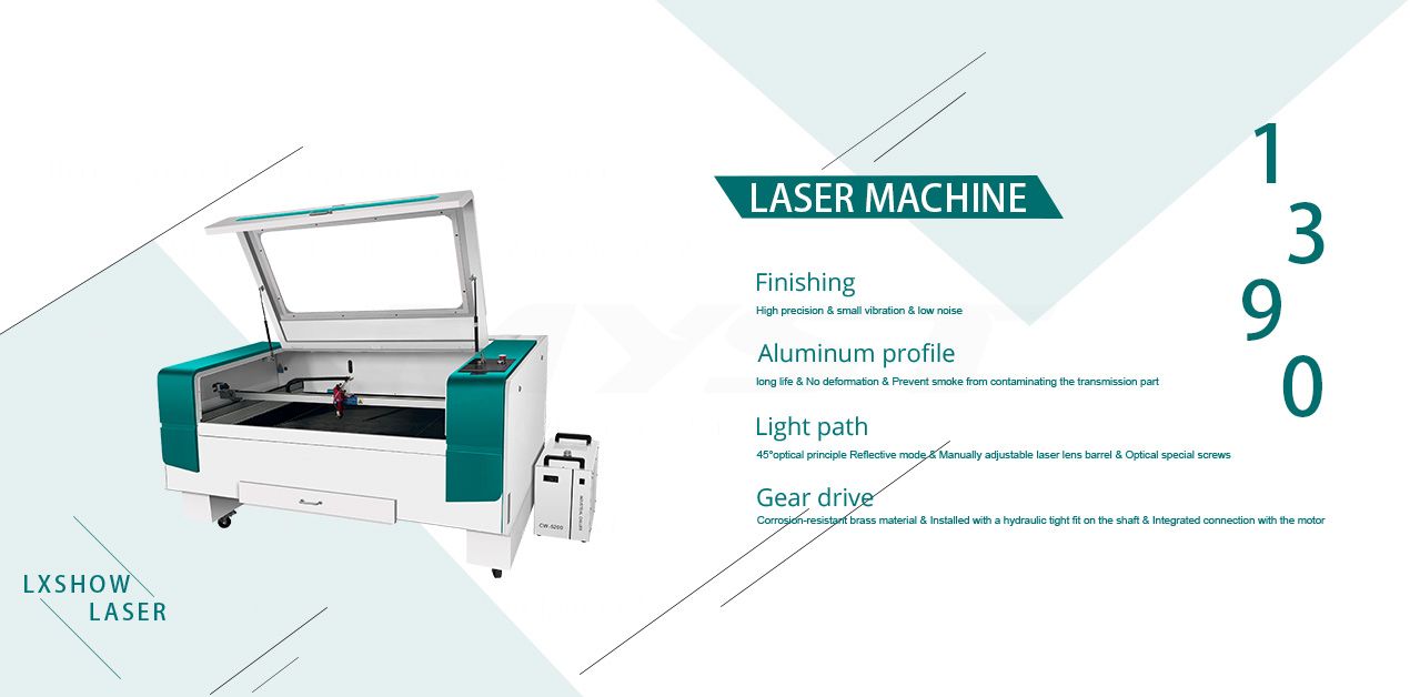 LX-1390-M6 CO2 Laser Cutting Machine Engraving Embossing Line Drawing Cutting and Dotting