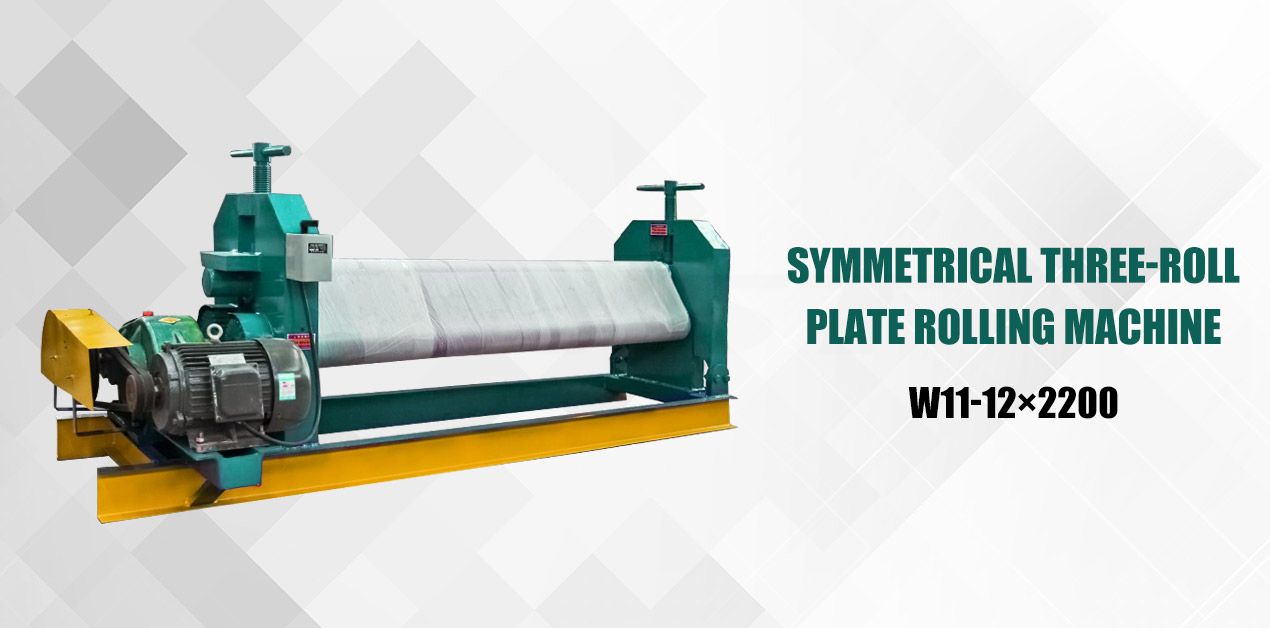 W11-12×2200 Hollow Three-Roller Metla Sheet Plate Rolling Machine 3 Roller Bending Machine