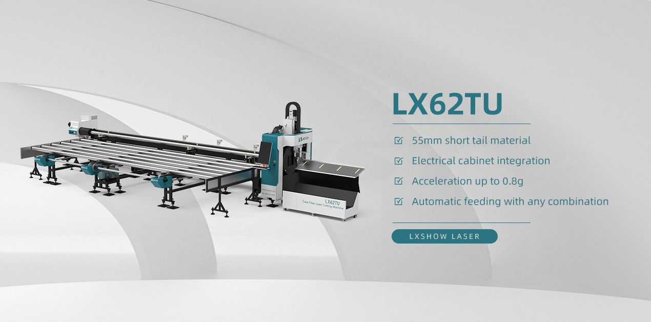 LXTU62  LXTNA62 Laser Cutting Tube Machine Follow-up   Semi-Automatic Loading Rack