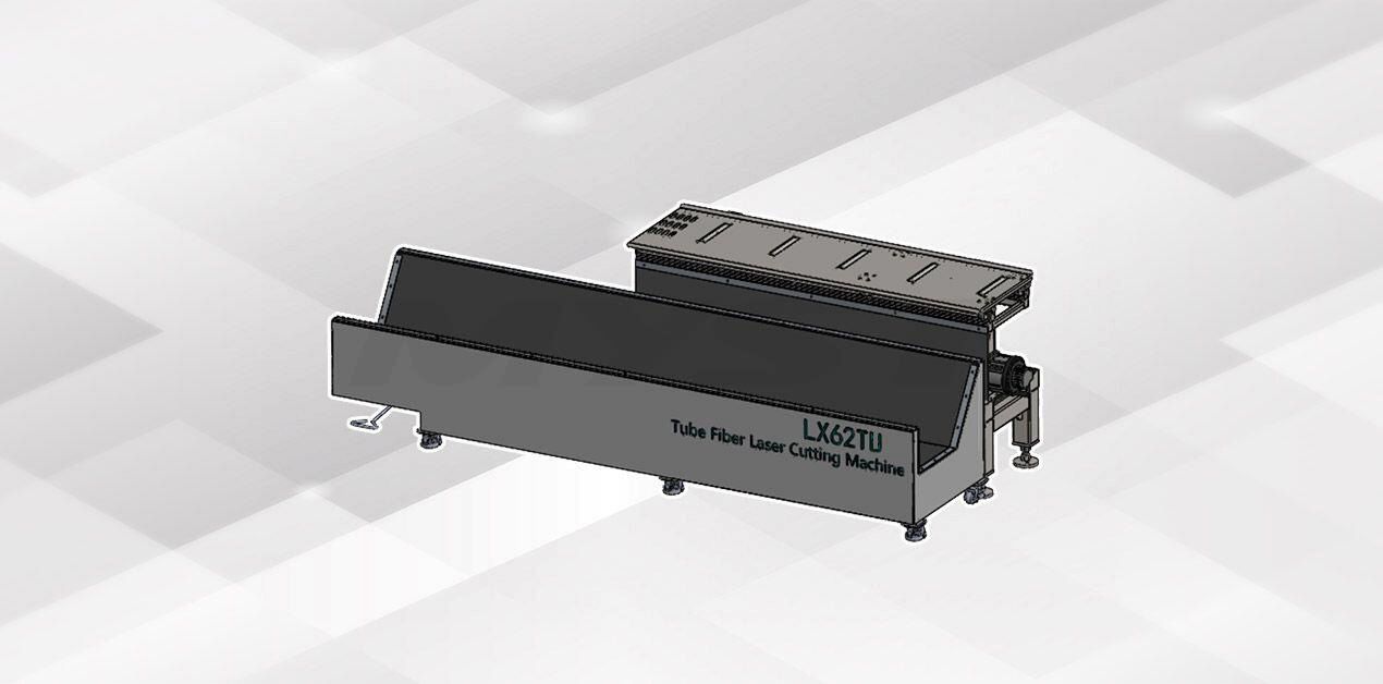 LXTU62 Laser Cutting Tube Machine Follow-up   Semi-Automatic Loading Rack