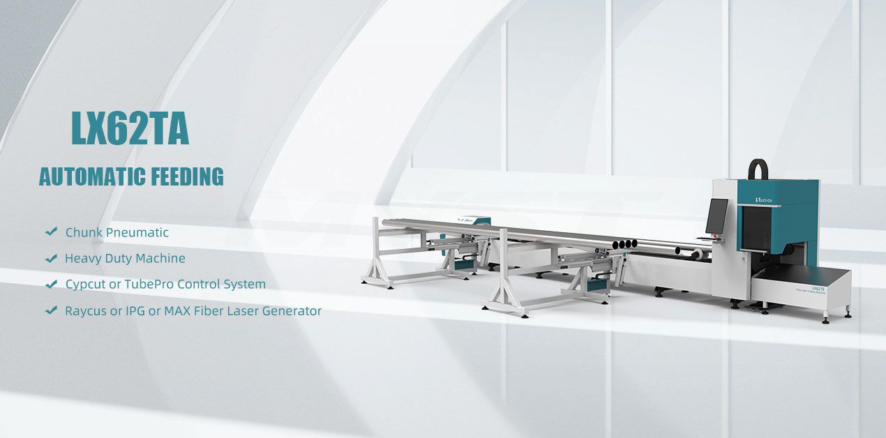 LX62TA Professinal pipe and tube fiber laser cutting machine