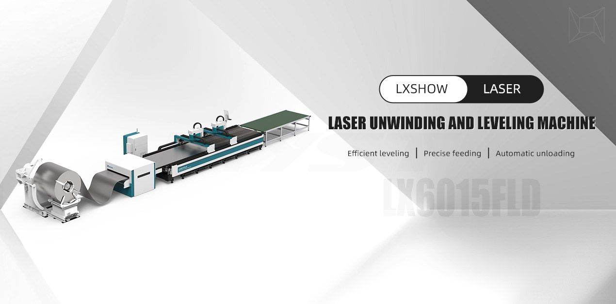 LX6015FLD Coil Fed Laser Cutting Machine With Decoiling And Levelling