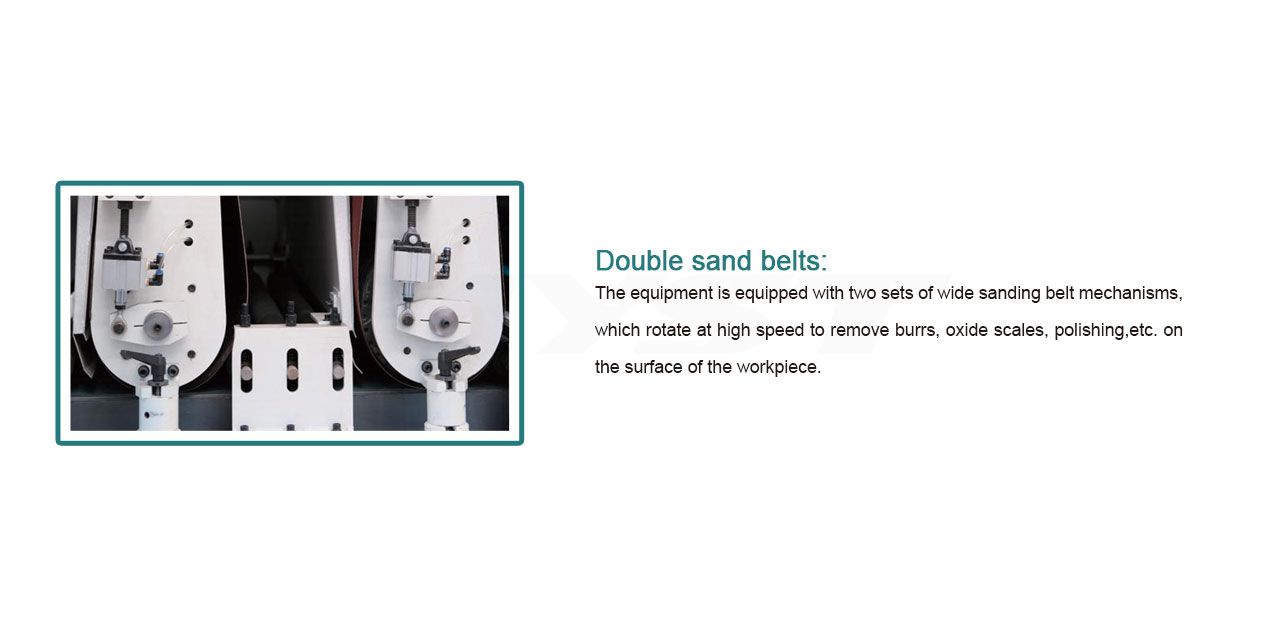 Double Belt Deburring and Chamfering Machine