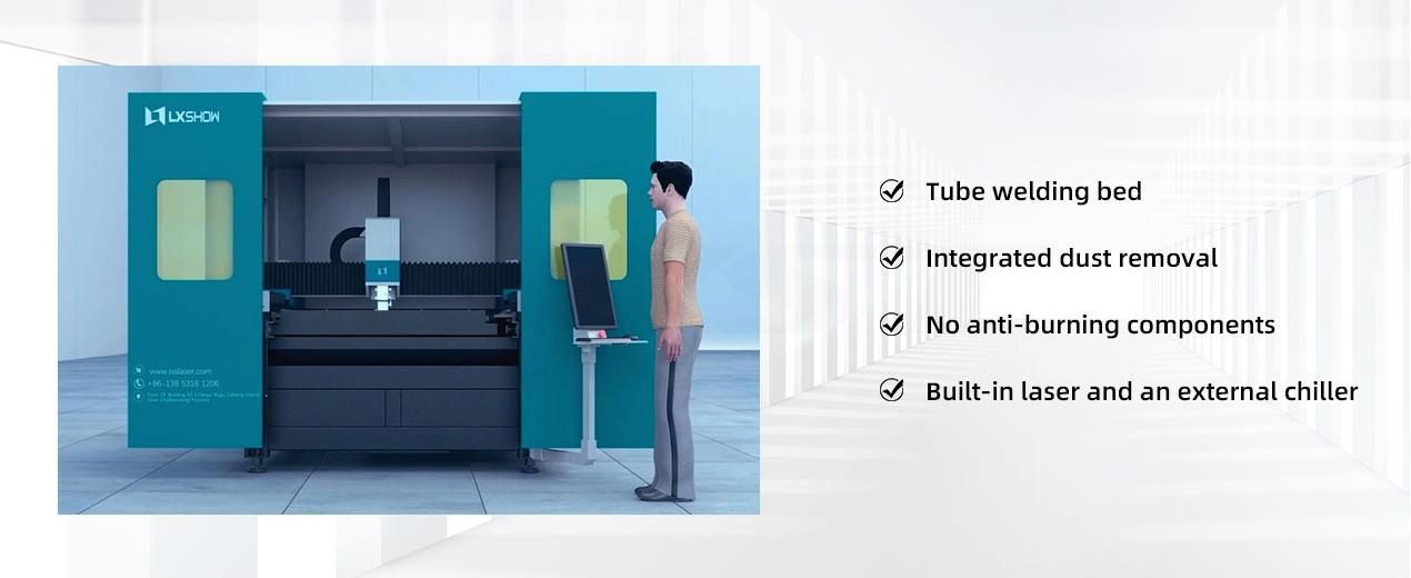 2024 New LX1512FM Fully Automatic Small Closed Laser Cutting Machine
